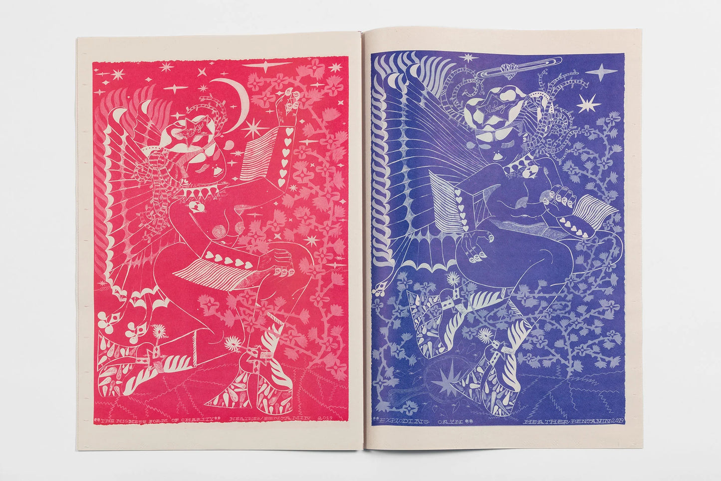 Collectible Abandon Nightmare Energy art piece by Heather Benjamin, sold via Underdogs