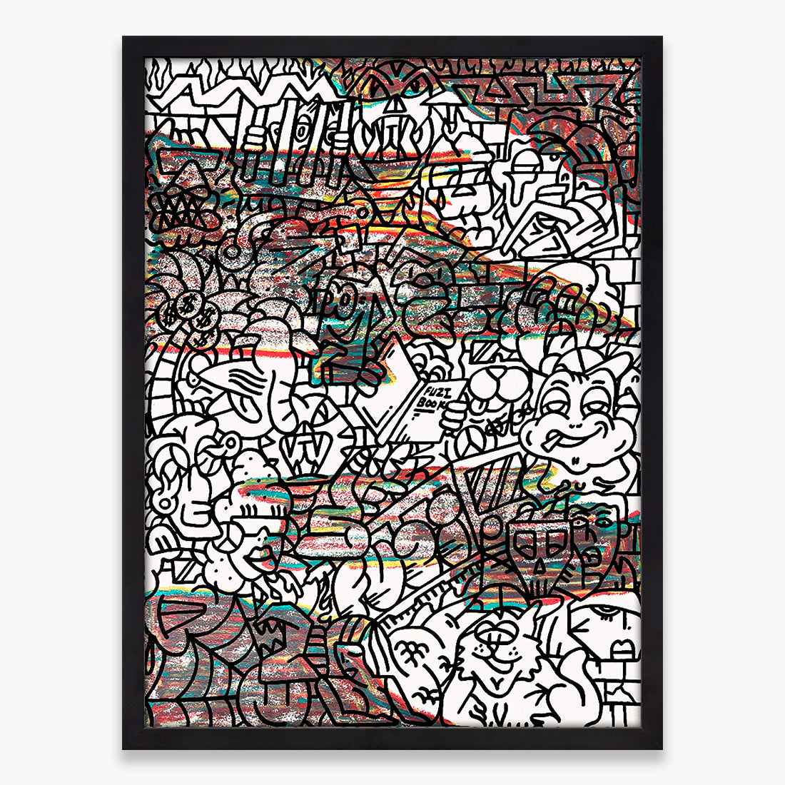 Limited edition Untitled piece by FUZI available at Underdogs