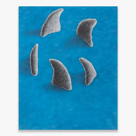 Sharks print by Kampus on sale at Underdogs gallery