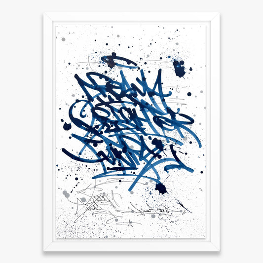 Collectible Dream A Bighter Future art piece by Bisco Smith, sold via Underdogs