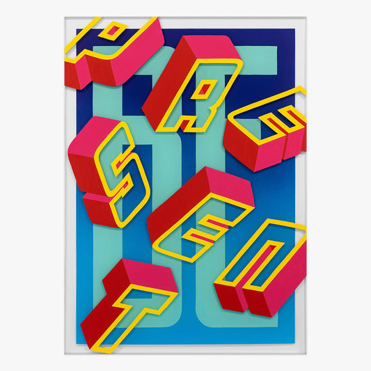 Be Present print by Halfstudio on sale at Underdogs gallery