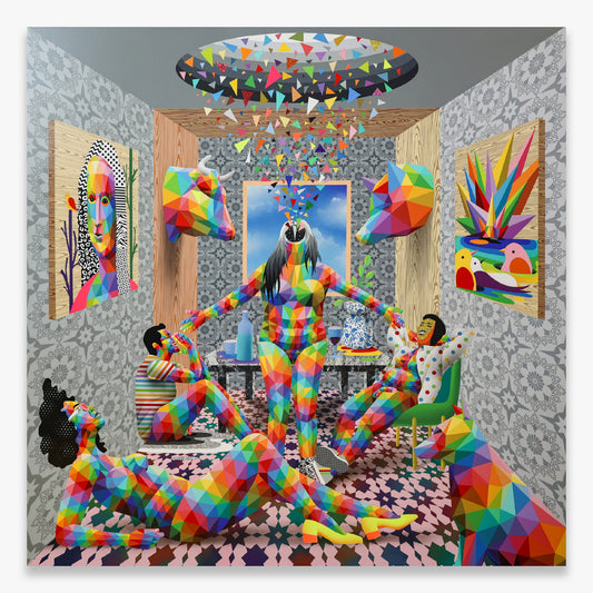 Limited edition Fractalization Of My Inner Universe piece by Okuda San Miguel available at Underdogs