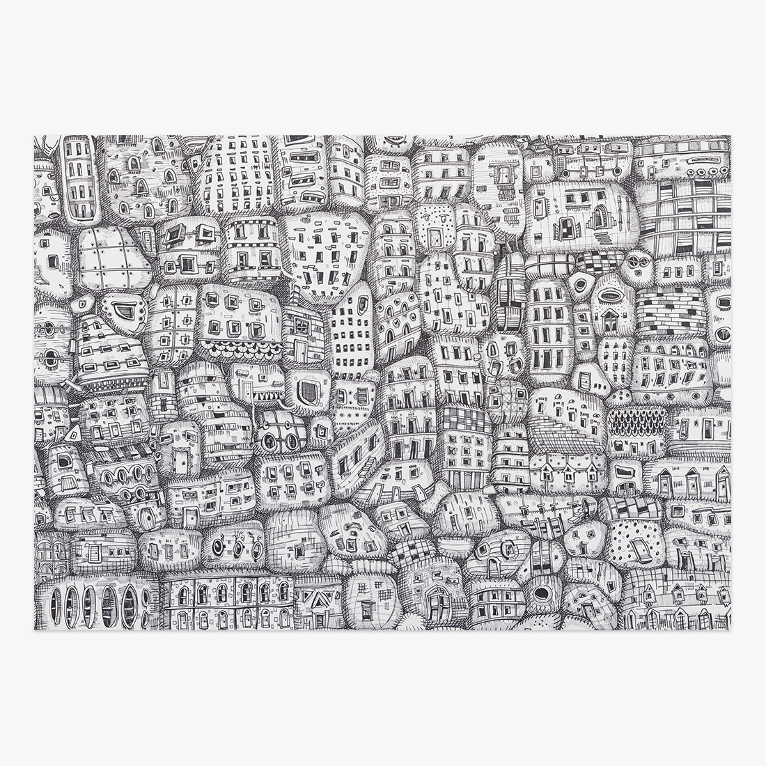 Tetris Ii print by Ana Aragão on sale at Underdogs gallery