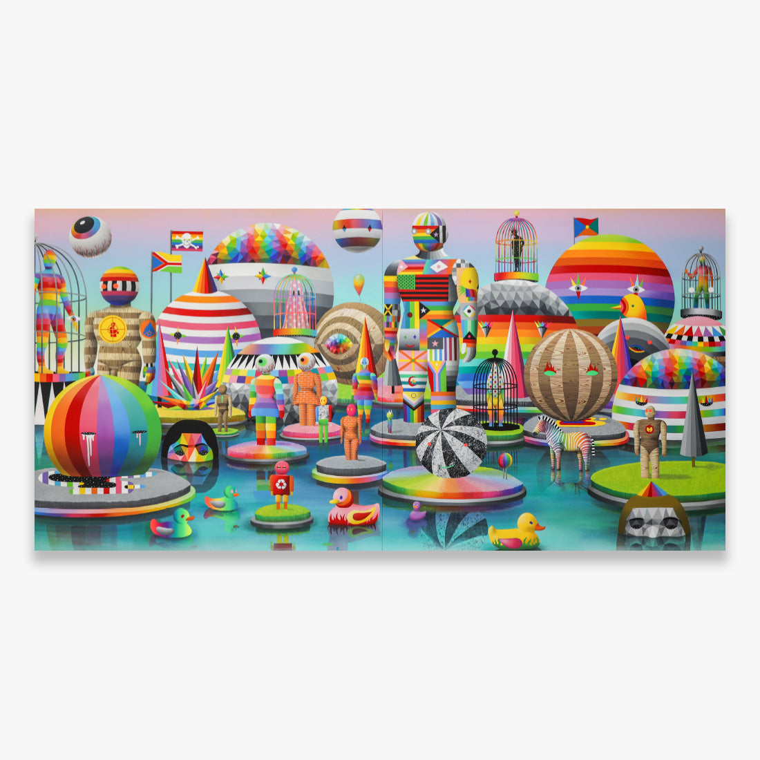 Buy the Interdimensional Ecosystem artwork by Okuda San Miguel now at Underdogs