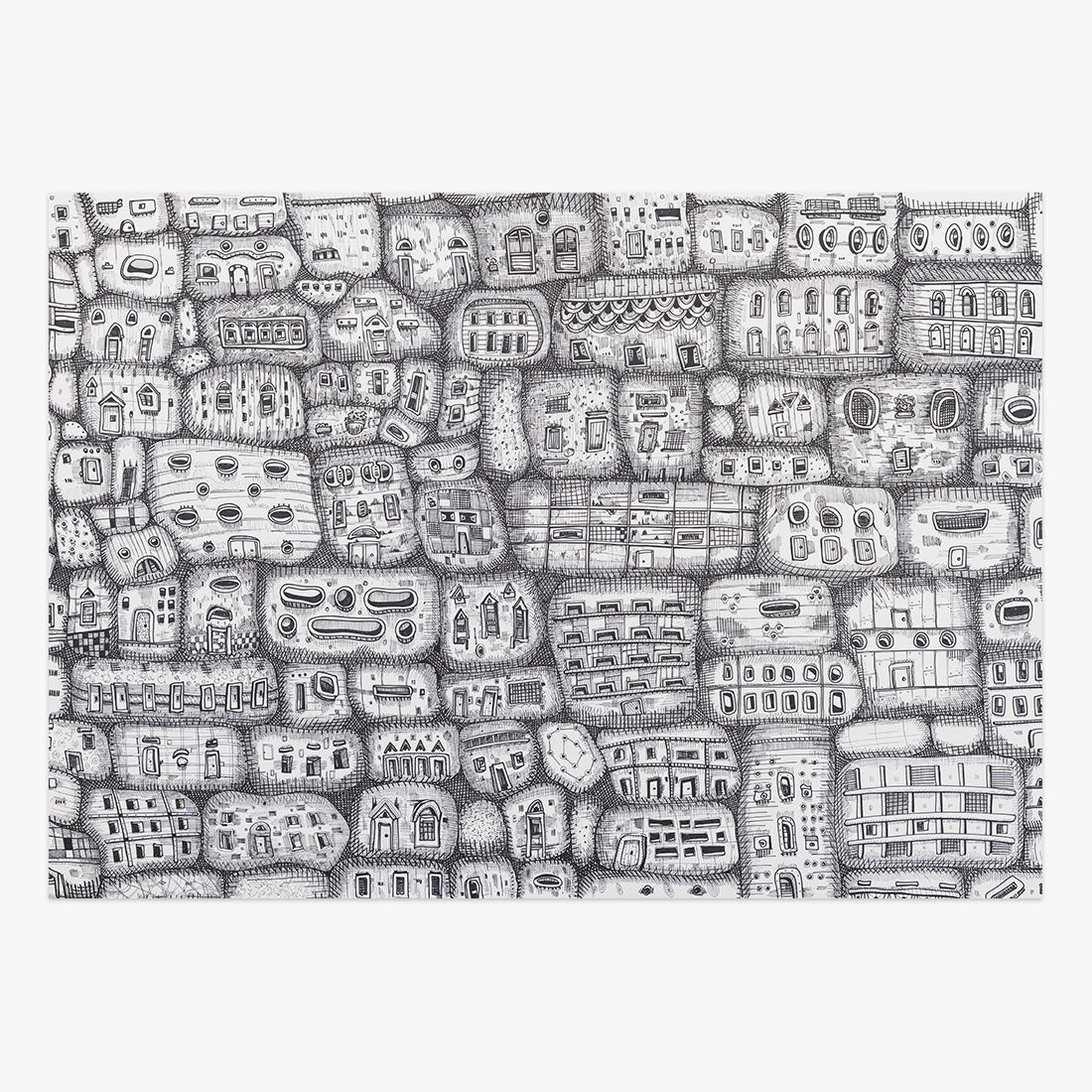 Collectible Tetris Iii art piece by Ana Aragão, sold via Underdogs