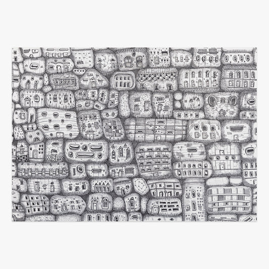 Collectible Tetris Iii art piece by Ana Aragão, sold via Underdogs