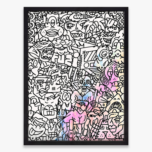 Collectible Untitled art piece by FUZI, sold via Underdogs