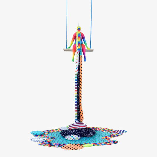 Buy the Swinging My Melted Thoughts artwork by Okuda San Miguel now at Underdogs