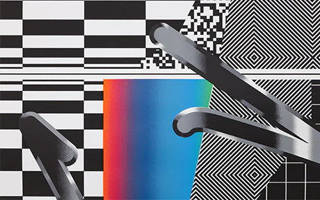 Optichromie print by Felipe Pantone on sale at Underdogs gallery