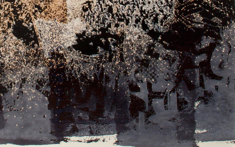 Debris print by Alexandre Farto aka Vhils on sale at Underdogs gallery