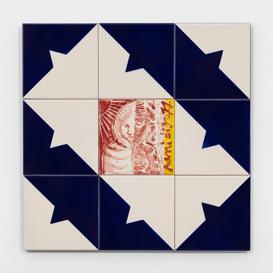 Collectible Azulejux I art piece by Unidigrazz, sold via Underdogs