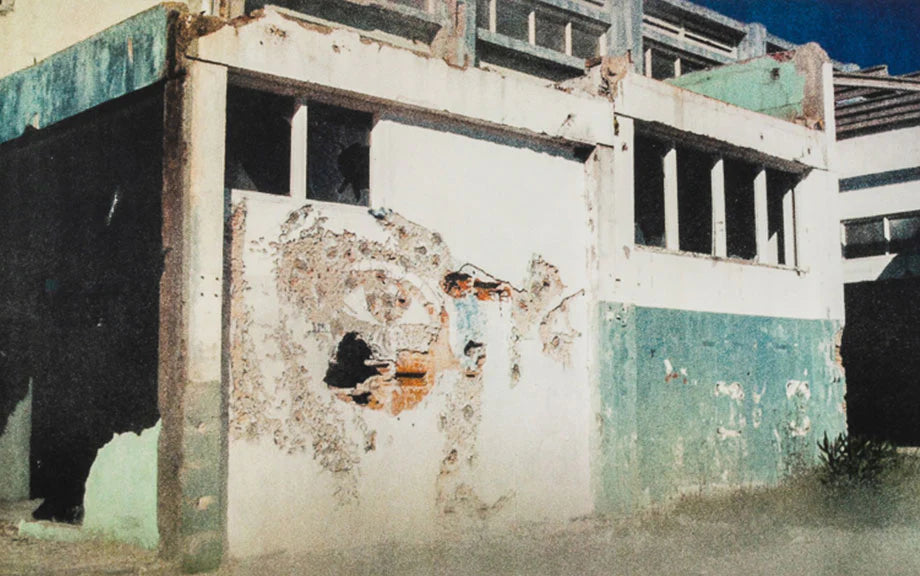 Convulsion print by Alexandre Farto aka Vhils on sale at Underdogs gallery