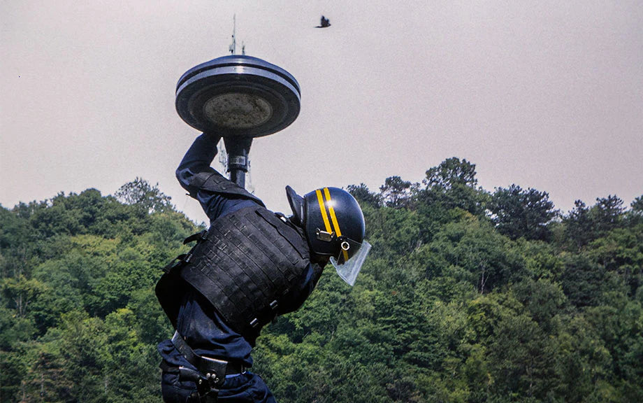 Pretending To Be In Control print by Brad Downey on sale at Underdogs gallery