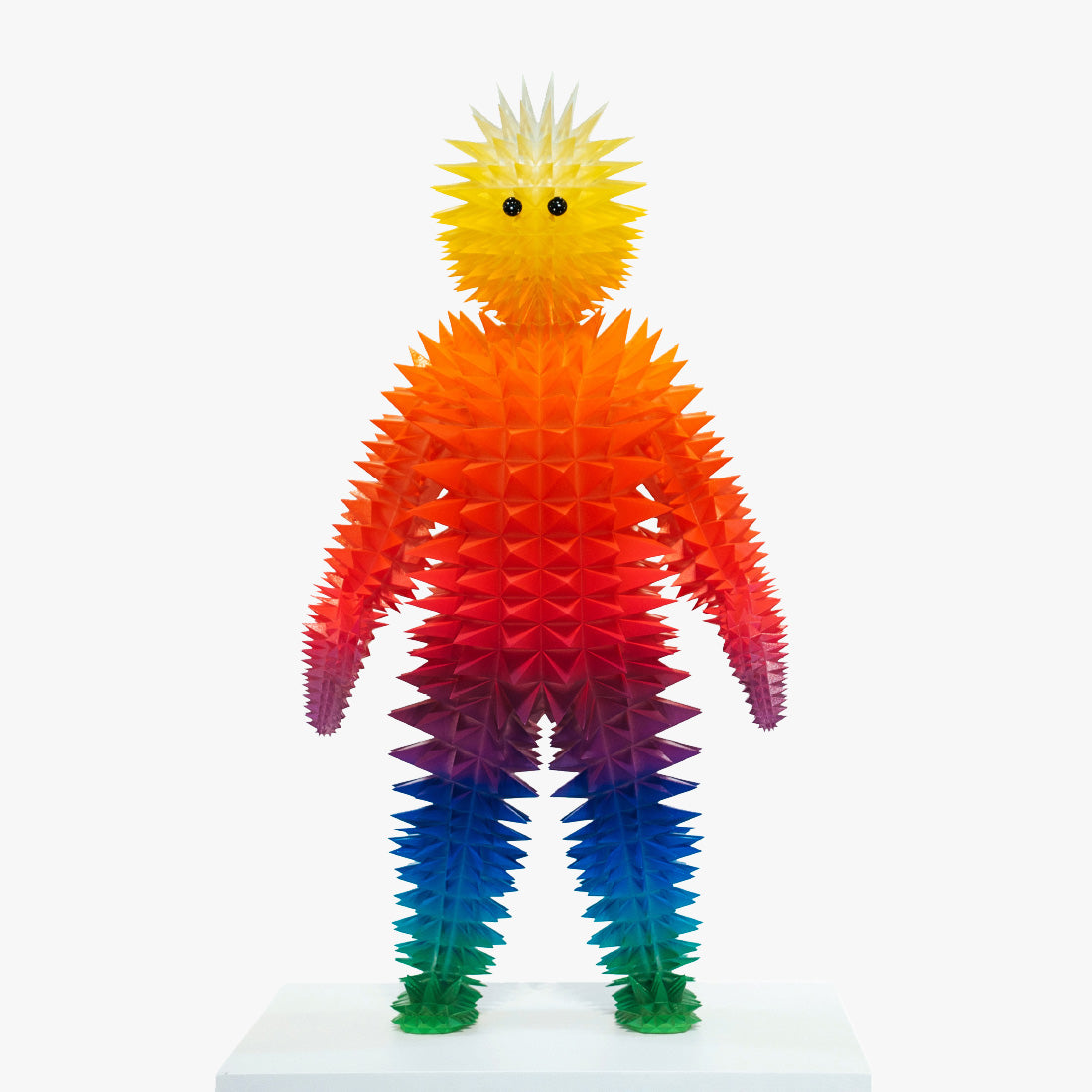 Collectible Spiked Cyborg art piece by Okuda San Miguel, sold via Underdogs