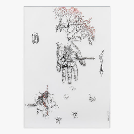 Collectible Mandioca Raizes Ancestrais art piece by Cássio Markowski, sold via Underdogs