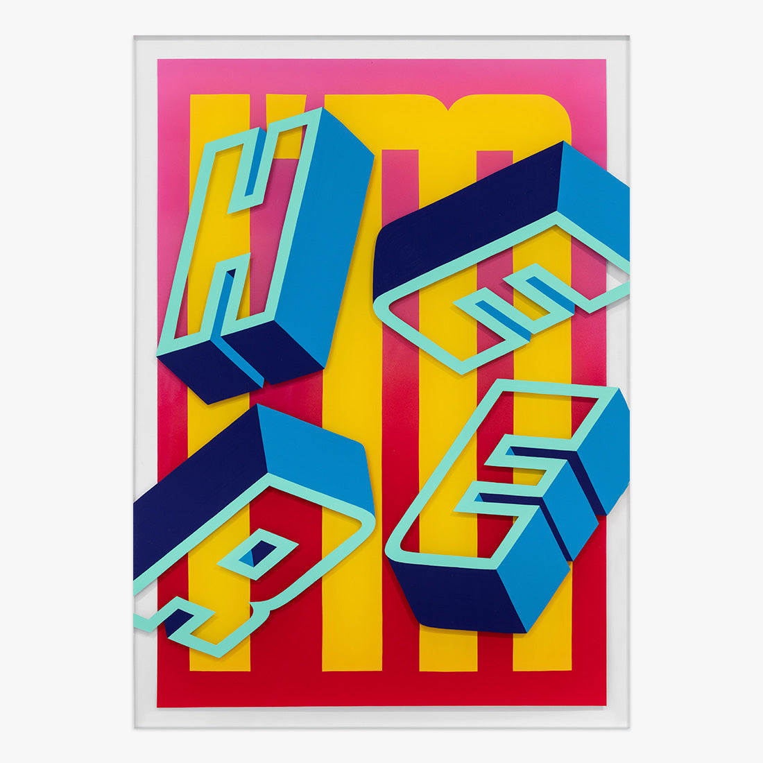 Collectible I M Here art piece by Halfstudio, sold via Underdogs