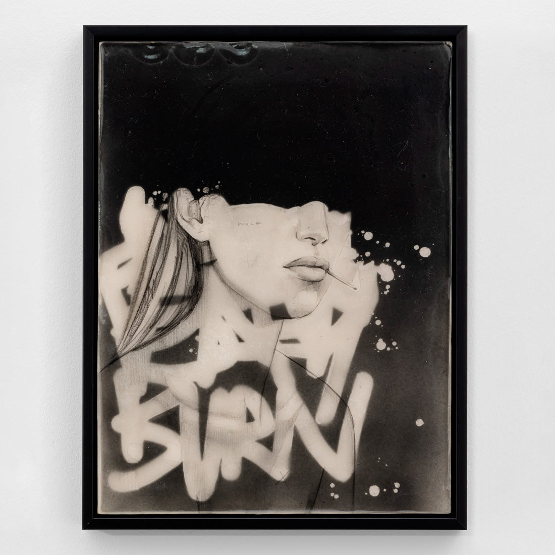 Go On Baby Burn A While print by Tamara Alves on sale at Underdogs gallery