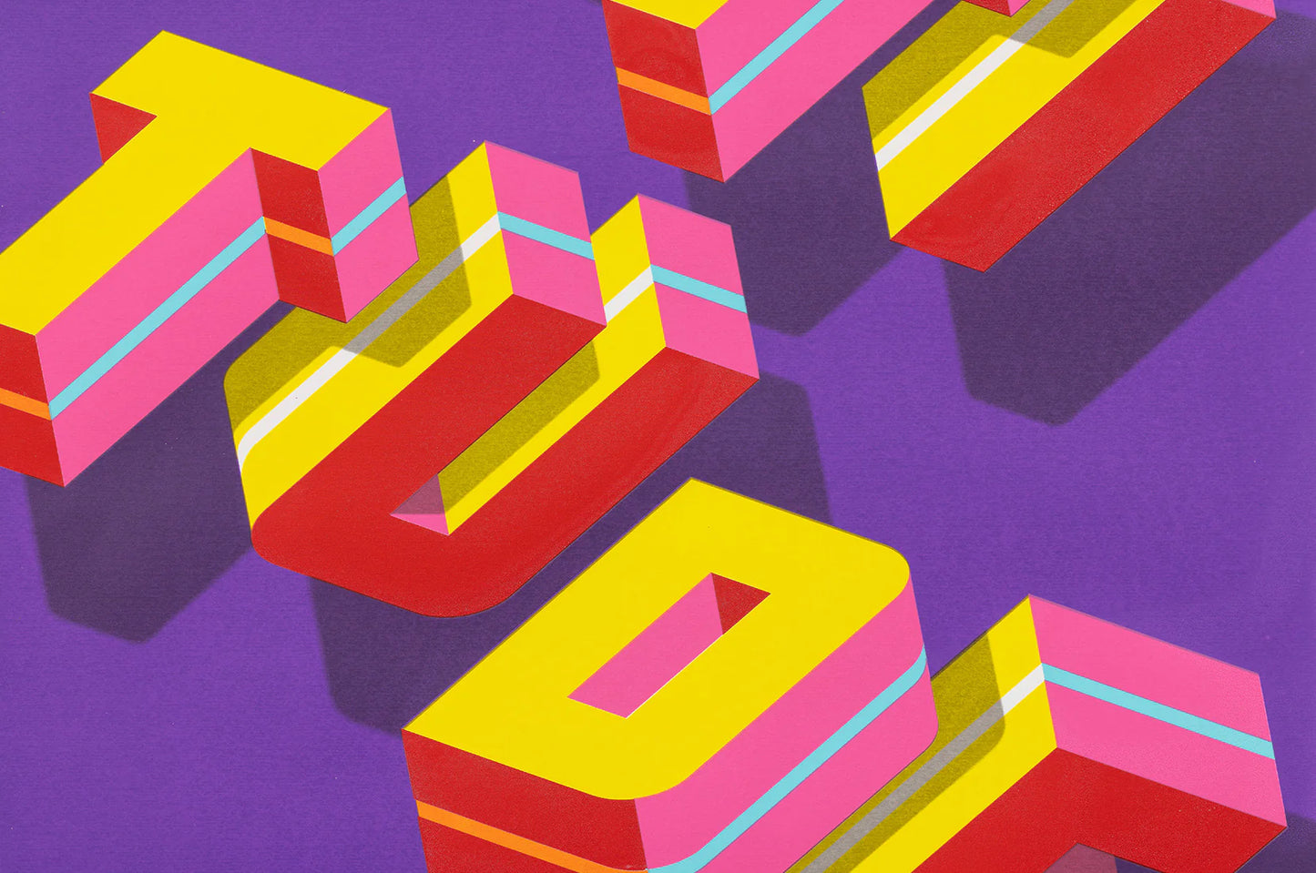 Attitude Screen Print print by Halfstudio on sale at Underdogs gallery