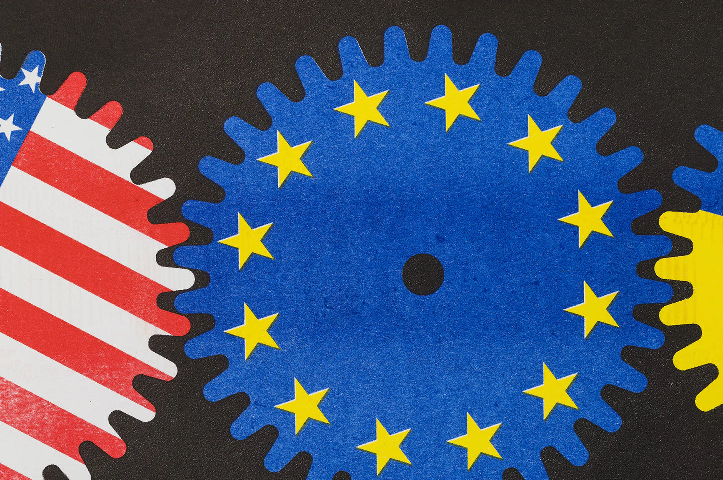 Buy the Diabolux Ex Machina Maismenos Risograph artwork by ±MaisMenos± now at Underdogs