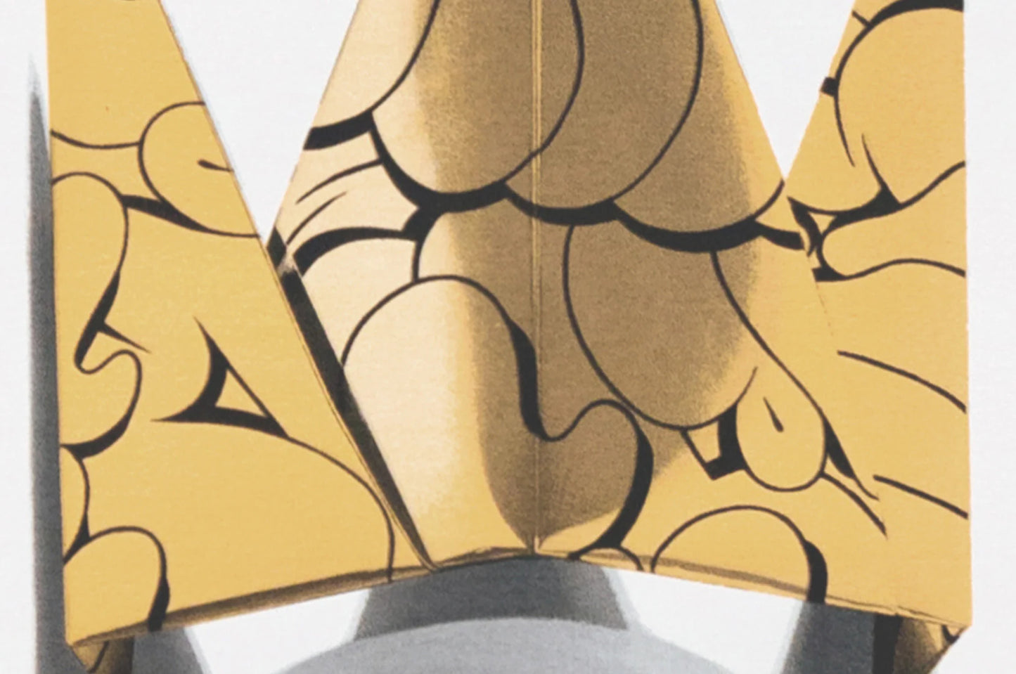 Limited edition Shirt Mask X Golden Paper Crown Sow01 Screen Print piece by Nuno Viegas available at Underdogs