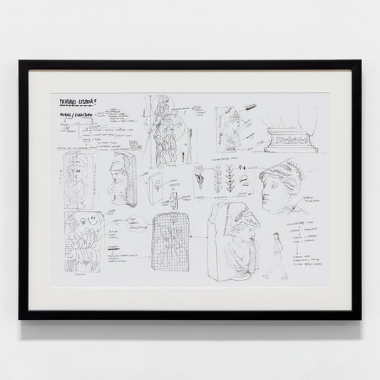 Untitled Sketch Of Athena For Lisbon print by PichiAvo on sale at Underdogs gallery