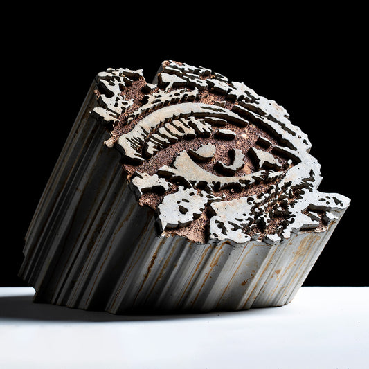 Oxidra print by Alexandre Farto aka Vhils on sale at Underdogs gallery