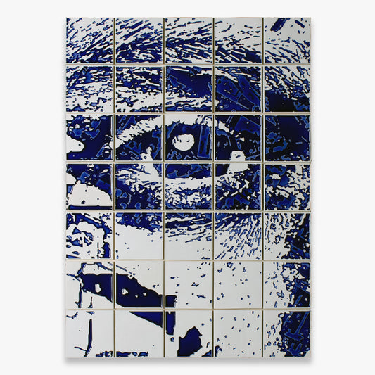 Limited edition Strate piece by Alexandre Farto aka Vhils available at Underdogs