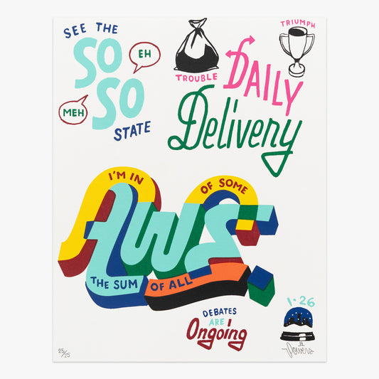 Buy the Daily Delivery artwork by ESPO now at Underdogs