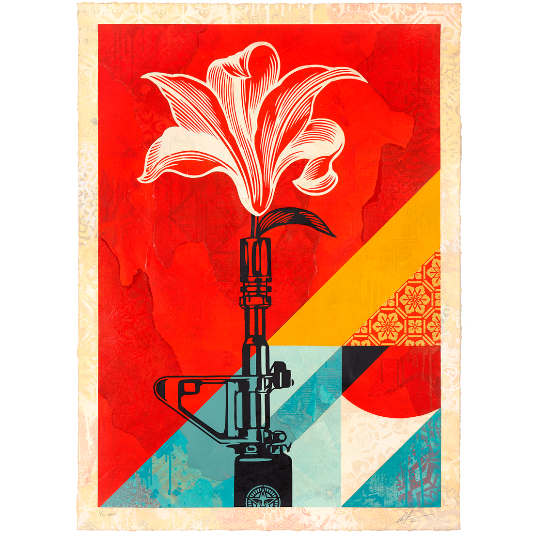 Buy the Ar Lily artwork by Shepard Fairey now at Underdogs