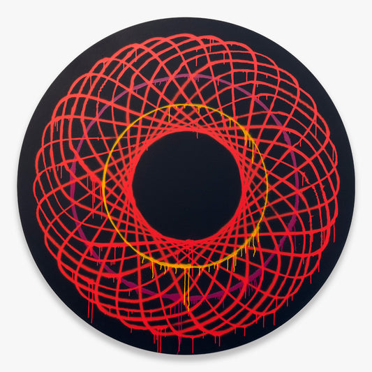 Collectible Spiro Sm Cbl Blk R P O art piece by Jason REVOK, sold via Underdogs