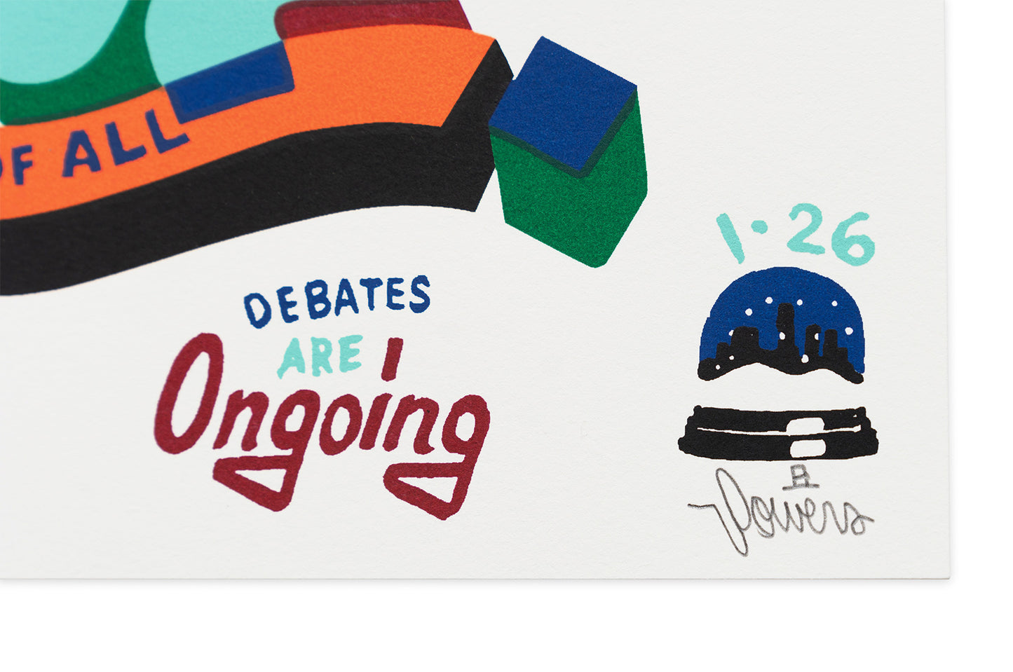 Daily Delivery print by ESPO on sale at Underdogs gallery