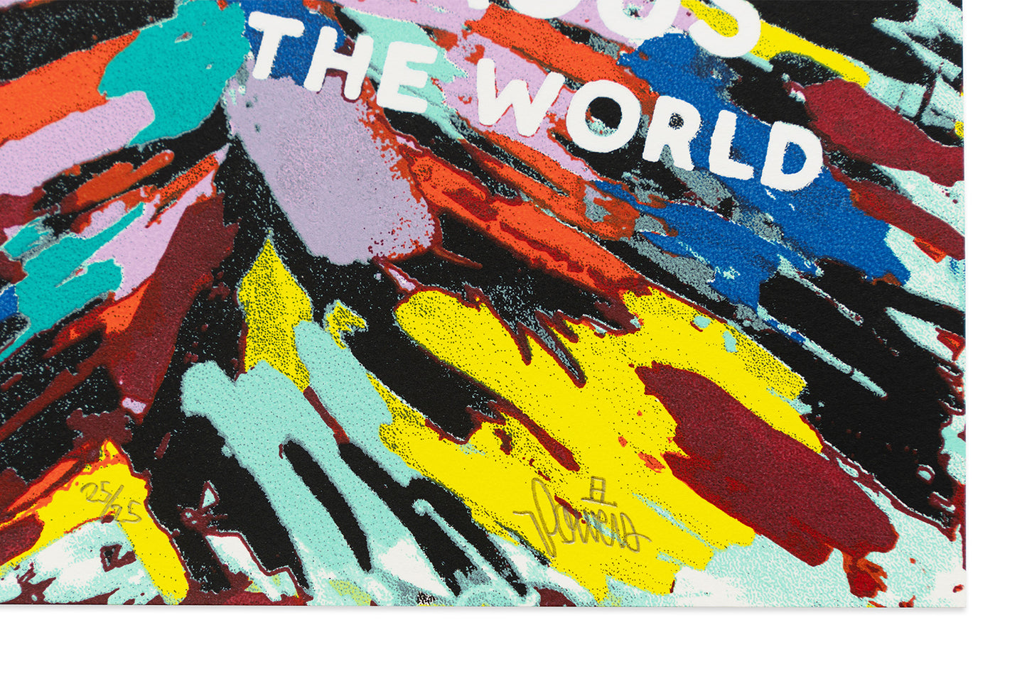 On Your Side Versus The World print by ESPO on sale at Underdogs gallery