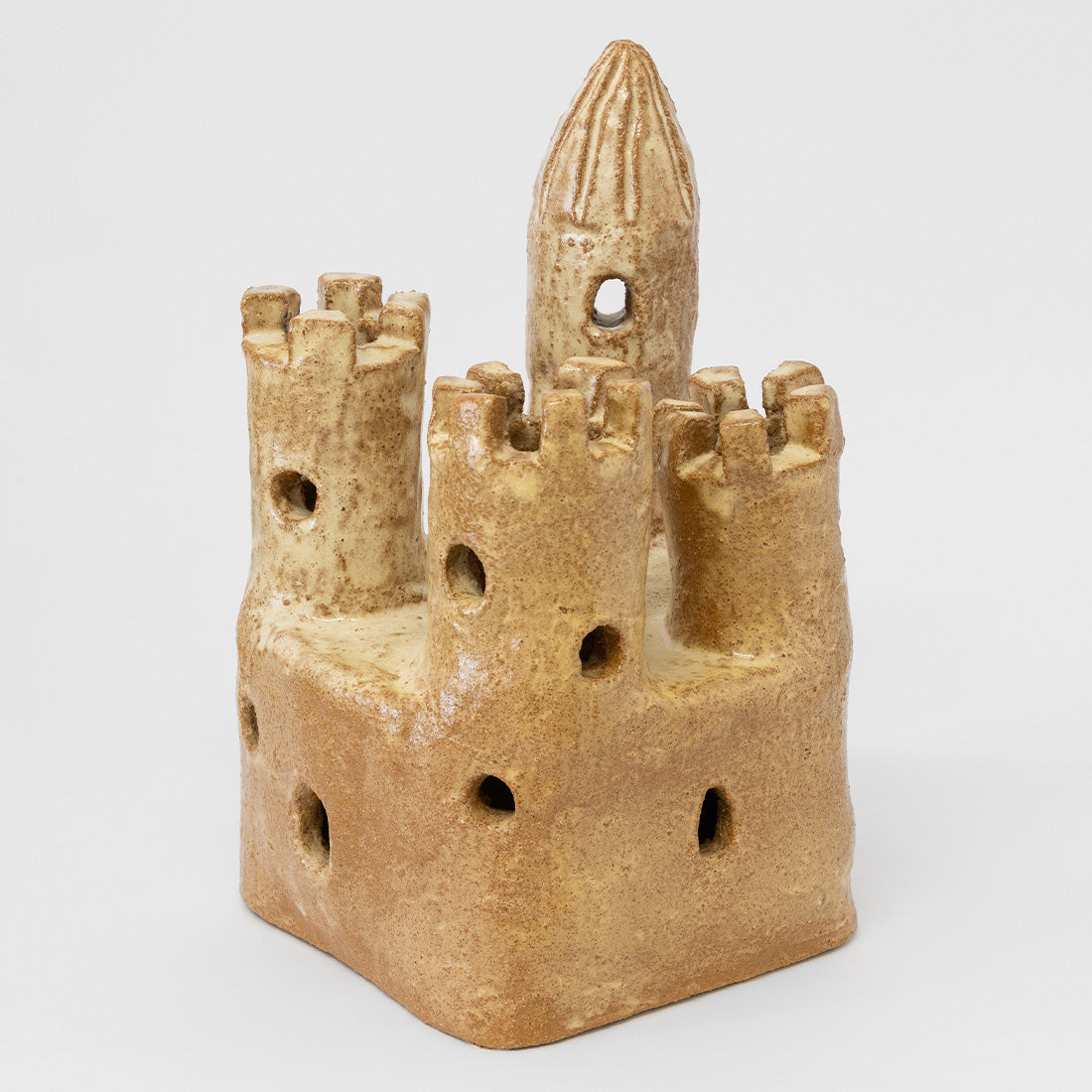 Collectible Sand Castle art piece by Kampus, sold via Underdogs