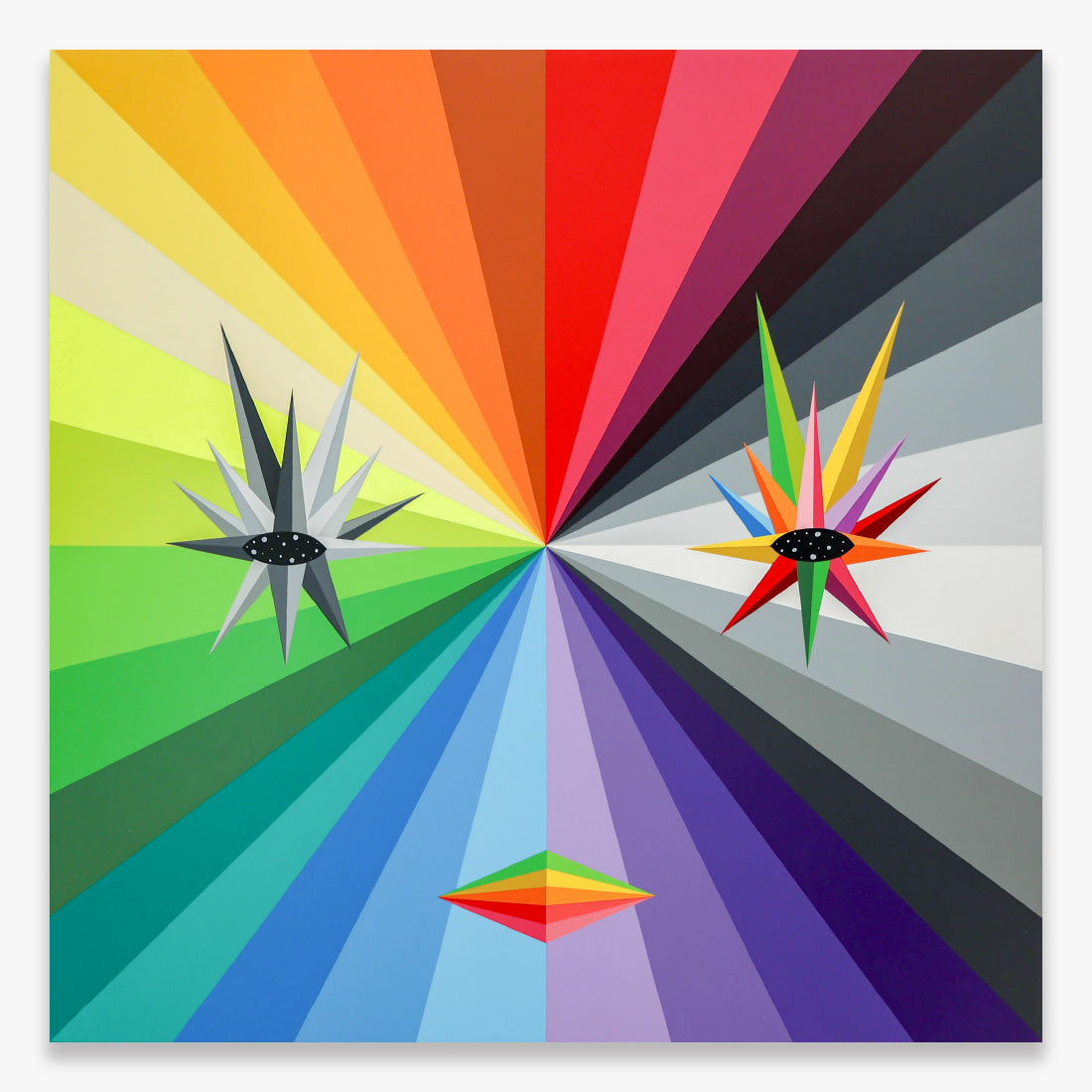 Chromask Ii print by Okuda San Miguel on sale at Underdogs gallery