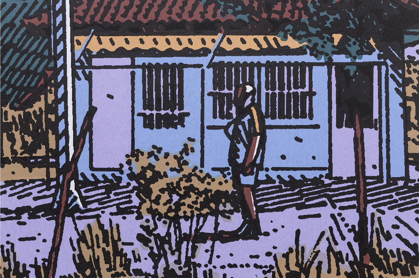 Irene Screen Print print by Dimitris Trimintzios aka Taxis on sale at Underdogs gallery