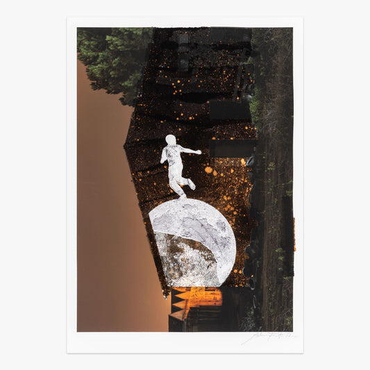 Collectible Les Enfants D Ouranos Ethereal Roman Numerals art piece by JR & Alexandre Farto aka Vhils, sold via Underdogs