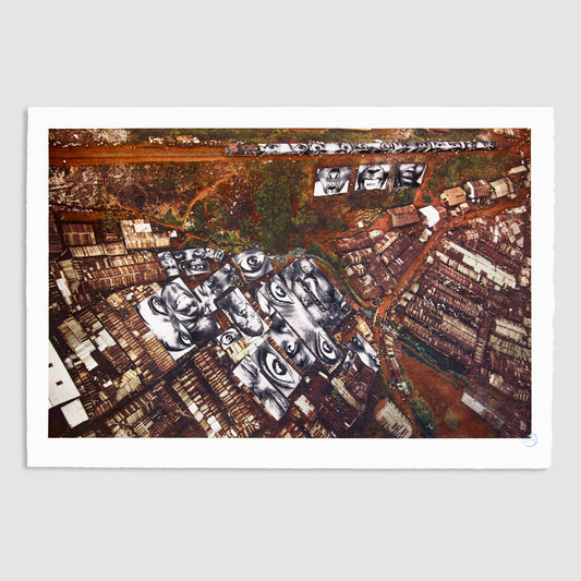 Buy the Millimetres Women Are Heroes Action In Kibera Slum General View Nairobi Kenya artwork by JR now at Underdogs