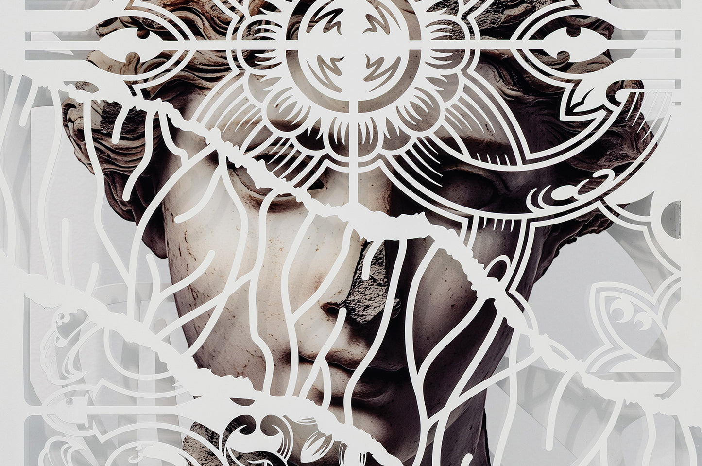 Collectible In Depth Aphrodite art piece by Add Fuel & PichiAvo, sold via Underdogs