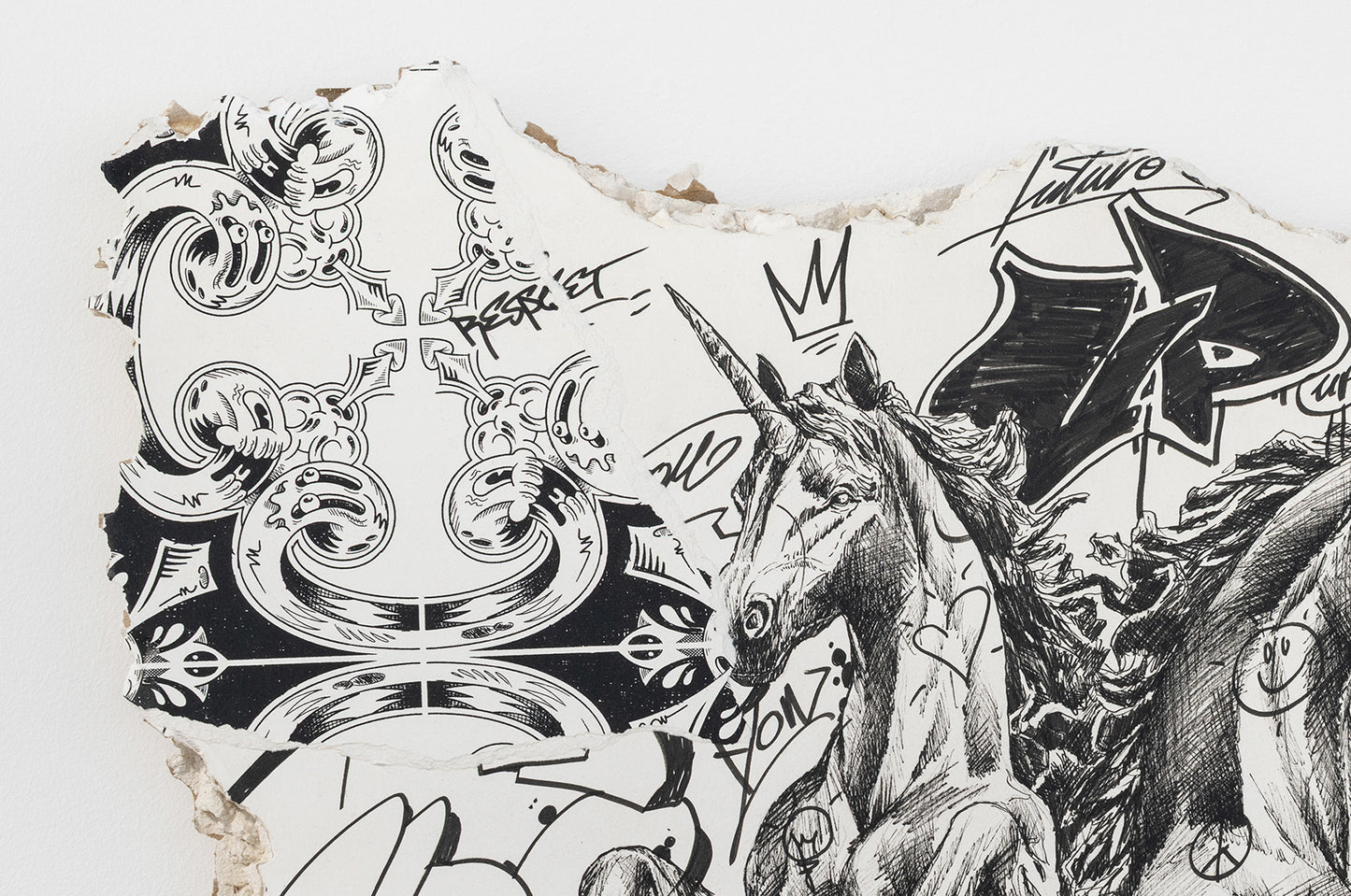 Collectible Untitled Unicorns Az534 art piece by Add Fuel & PichiAvo, sold via Underdogs