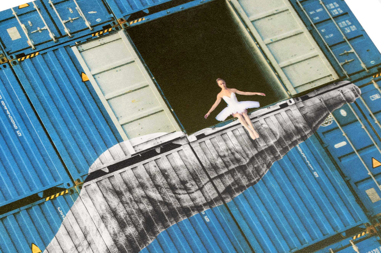 Ballerina in containers, On the Edge, Le Havre, France