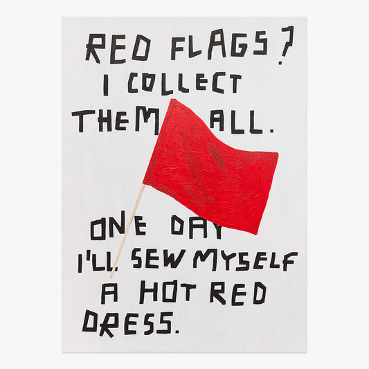 Limited edition In A Relationship With My Self Destructiveness piece by Wasted Rita available at Underdogs