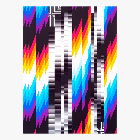 Collectible Chromadynamica P art piece by Felipe Pantone, sold via Underdogs