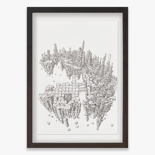 Limited edition Puzzle City piece by Ana Aragão available at Underdogs