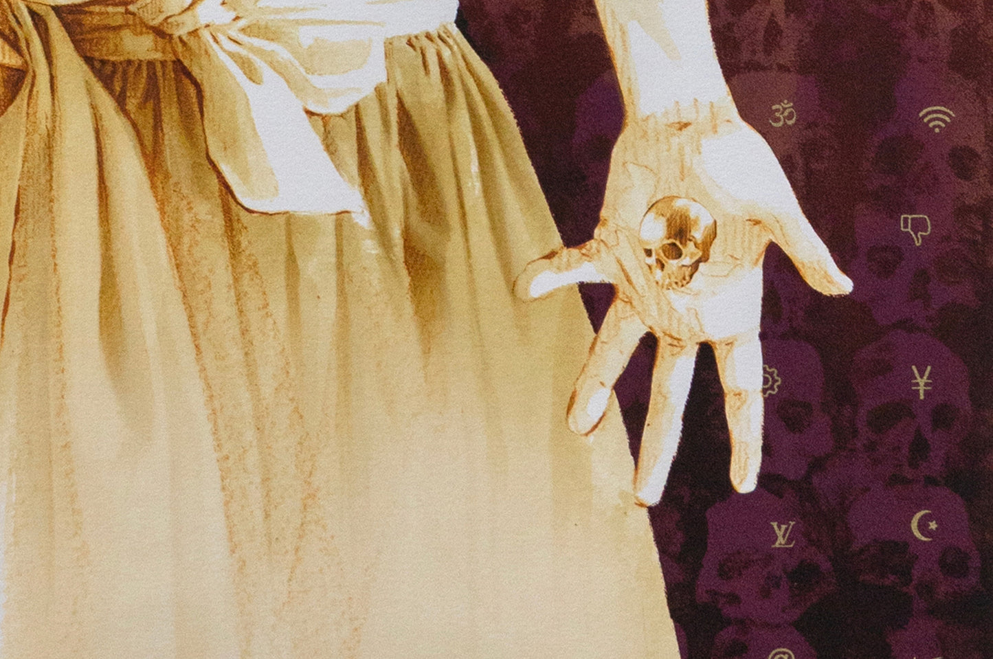 Hand Labor Screen Print print by Inti on sale at Underdogs gallery