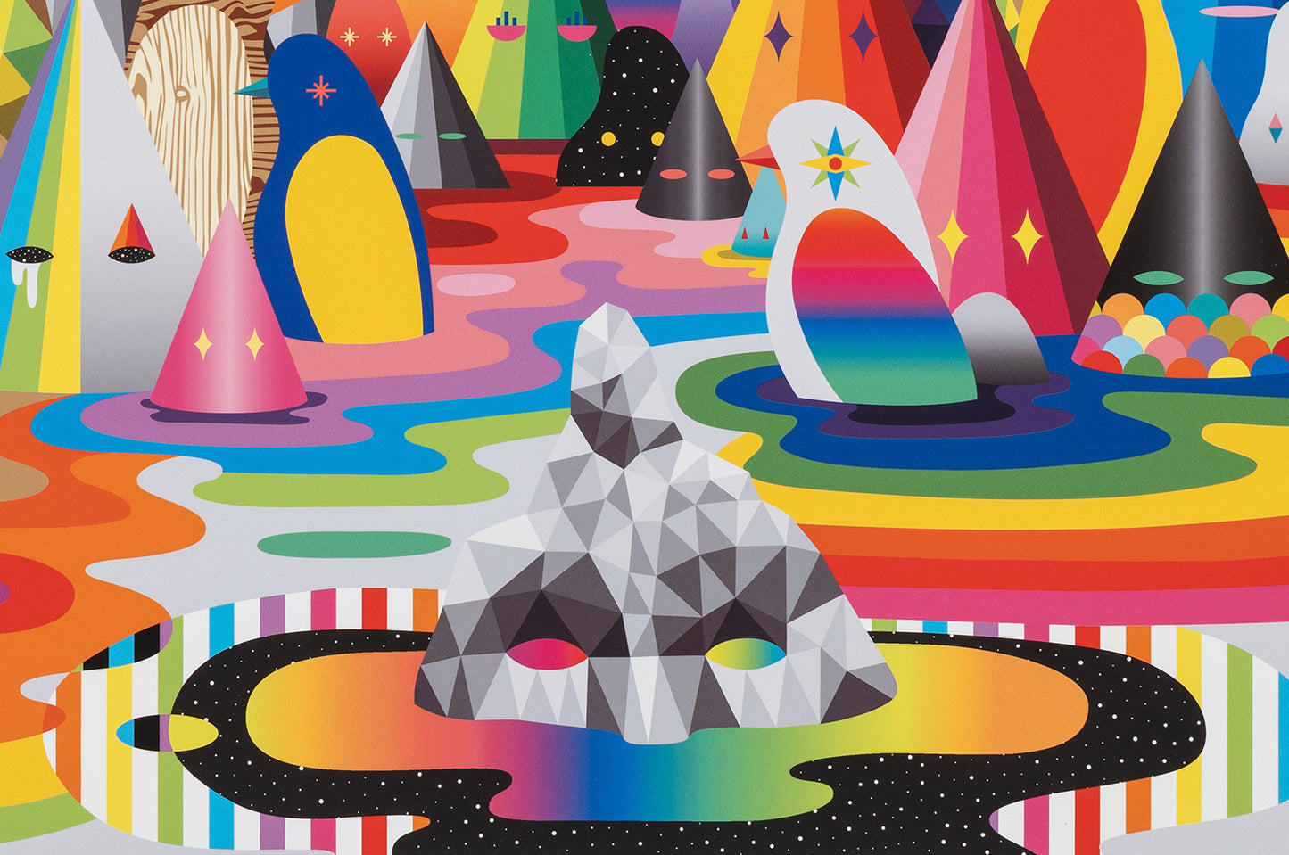 Buy the Bodegon Infinito I artwork by Okuda San Miguel now at Underdogs