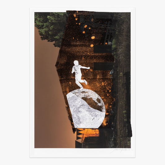 Les Enfants D Ouranos Ethereal Artists Proof print by JR & Alexandre Farto aka Vhils on sale at Underdogs gallery