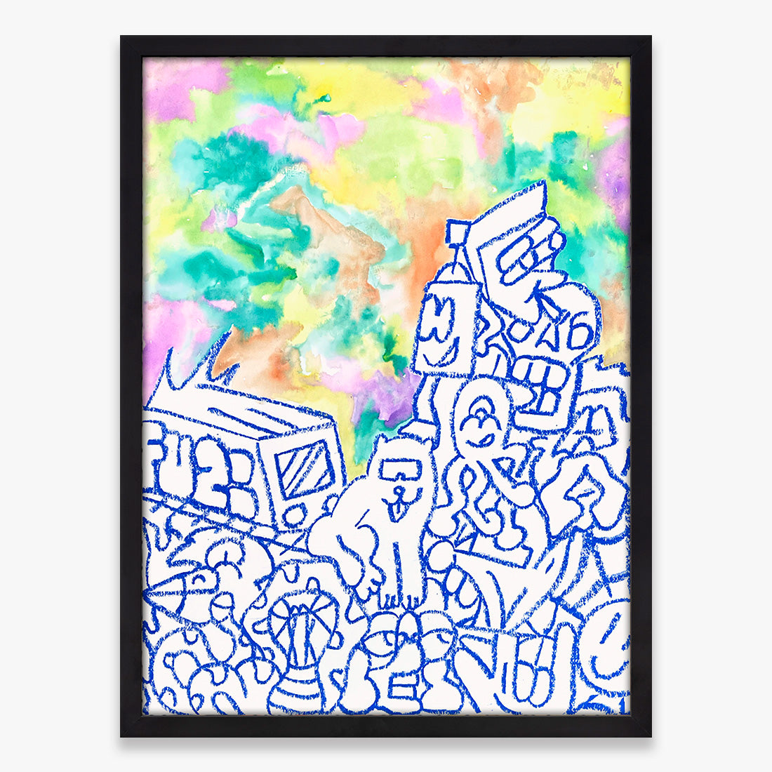 Untitled print by FUZI on sale at Underdogs gallery