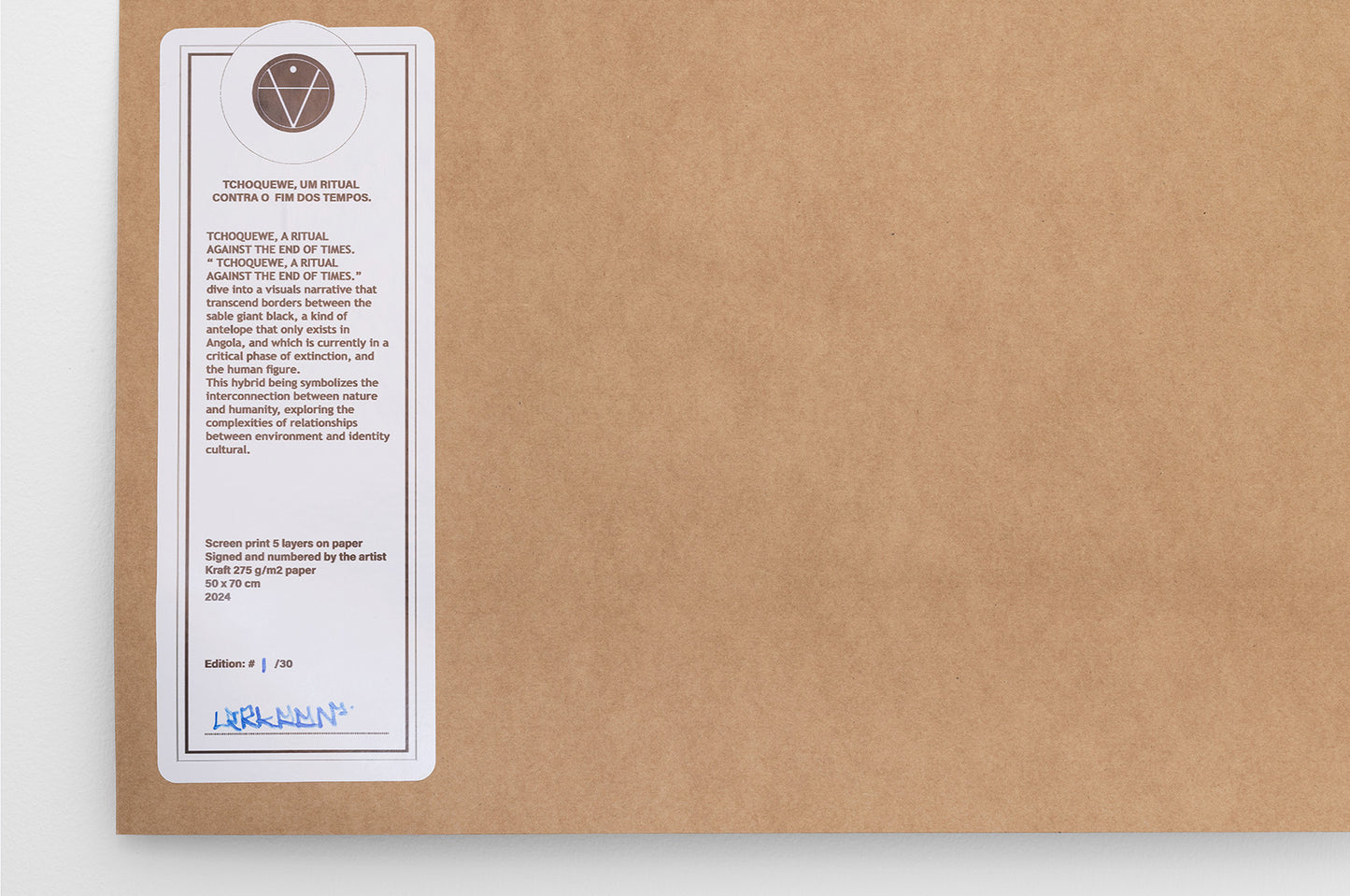 Buy the Tchoquewe Um Ritual Contra O Fim Dos Tempos Screen Print artwork by Verkron now at Underdogs