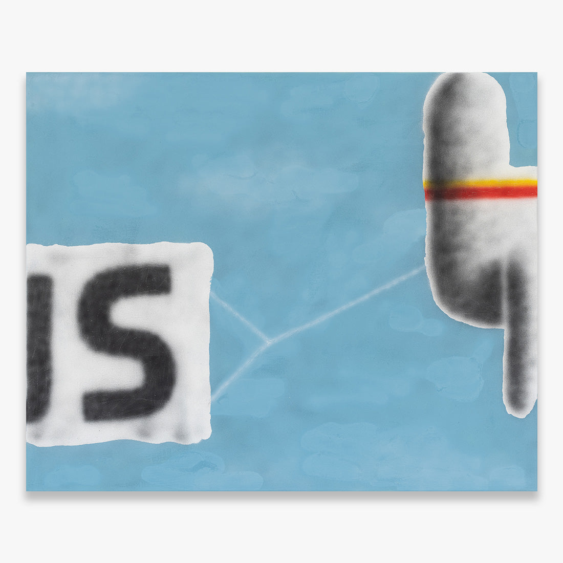 Plane Sign print by Kampus on sale at Underdogs gallery