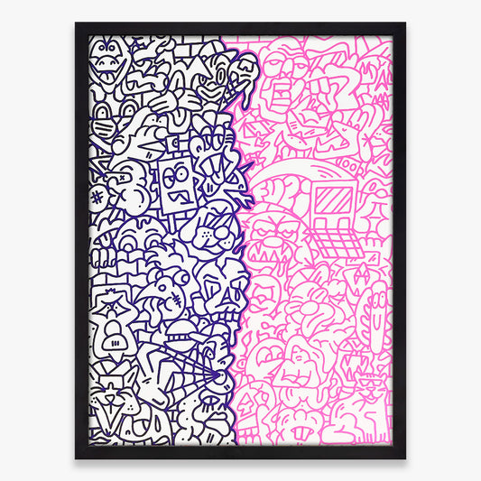 Untitled print by FUZI on sale at Underdogs gallery